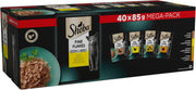 Sheba Fine Flakes Poultry in Jelly Wet Cat Food 40 x 85g