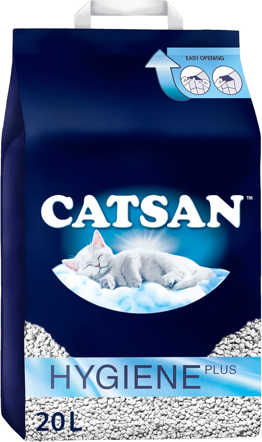 Catsan Hygiene Plus Non-Clumping Cat Litter 20L