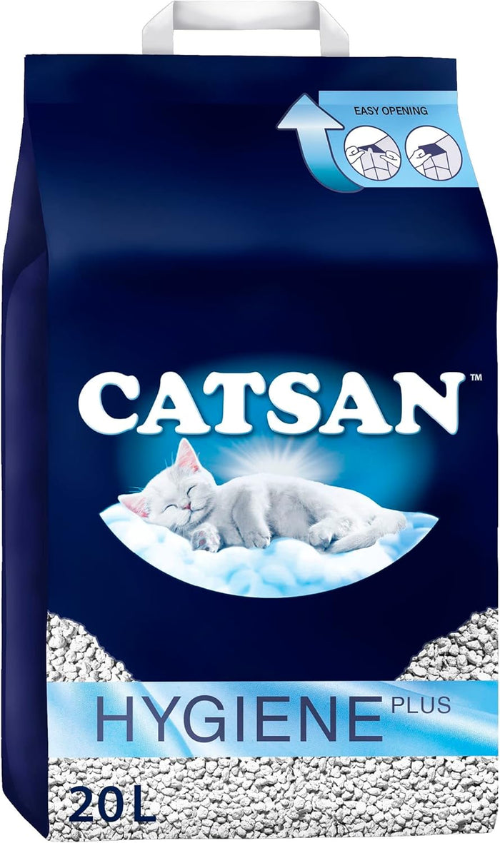 Catsan Hygiene Plus Non-Clumping Cat Litter 20L