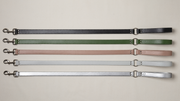 Ice Blue Apple Leather Dog Lead