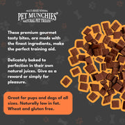 Pet Munchies Venison & Beef Liver Dog Training Treats 50g