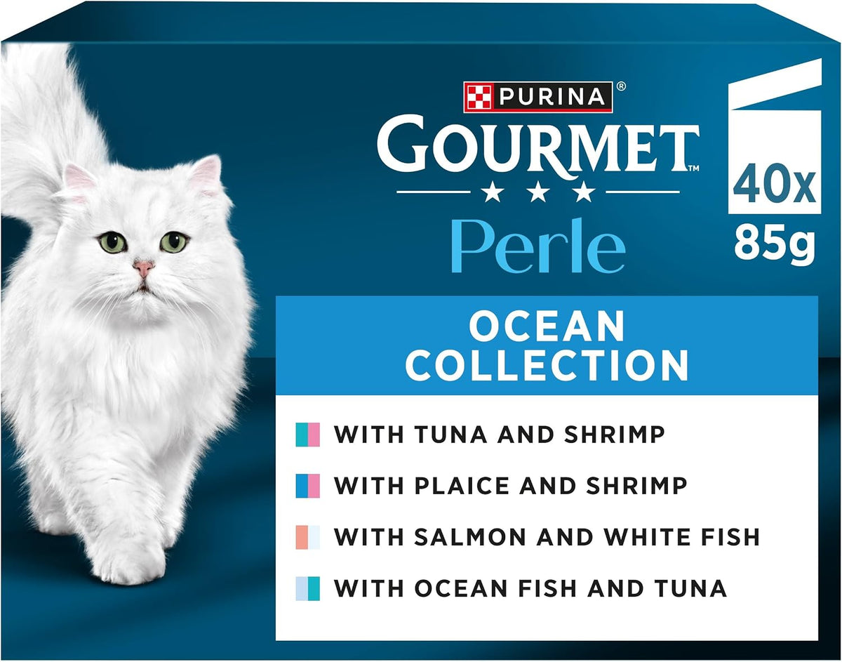Gourmet Perle Ocean Collection Wet Cat Food 40 x 85g