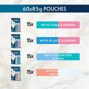 Gourmet Perle Ocean Collection Wet Cat Food 40 x 85g