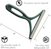 Reusable pet hair remover scraper size and features