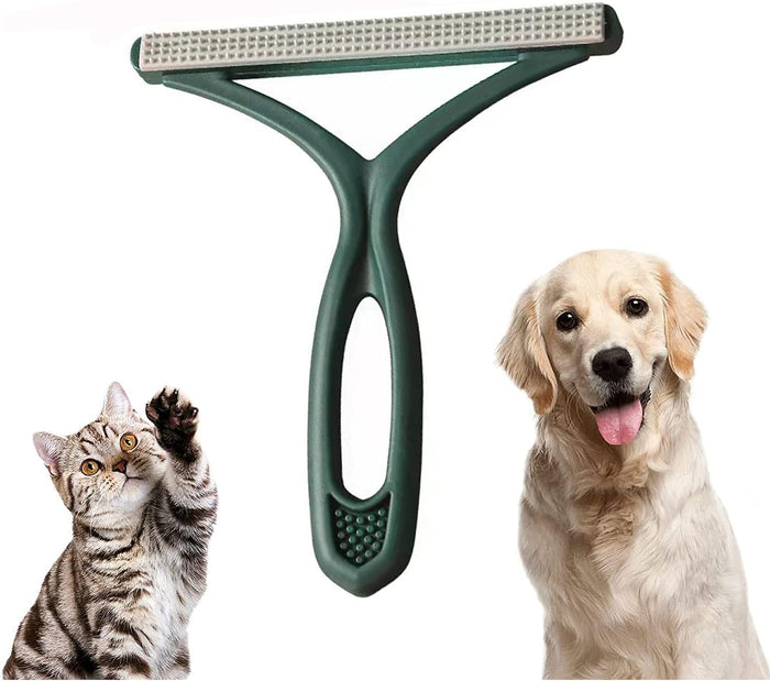 Reusable pet hair remover scraper for cats and dogs