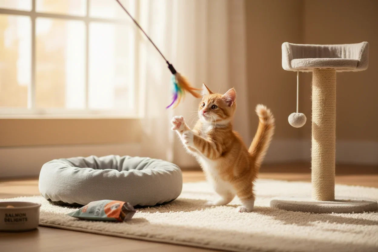 Slide 2 - Kitten with Products